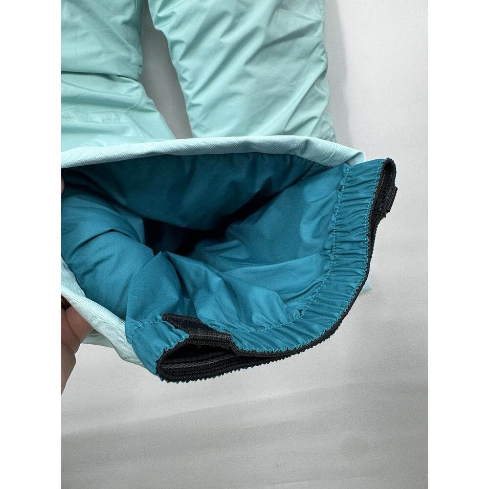 Patagonia Youth Powder Town Pants Skiff Blue Size Medium 10 Light Blue Snow Ski - Picture 10 of 16